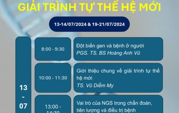 HỘI THẢO “THỰC HÀNH KỸ THUẬT GIẢI TRÌNH TỰ THẾ HỆ MỚI” 13/07/2024